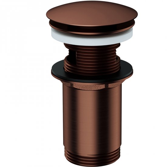 OMNIRES Korek KLIK-KLAK do umywalki z przelewem miedź antyczna szczotkowana A706ORB