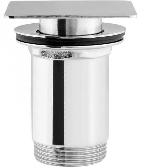 OMNIRES Korek KLIK-KLAK do umywalki z przelewem chrom połysk Q706CR