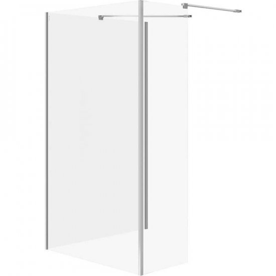 CERSANIT Ścianka prysznicowa walk-in MILLE 90x100x30x200 chrom S601-185