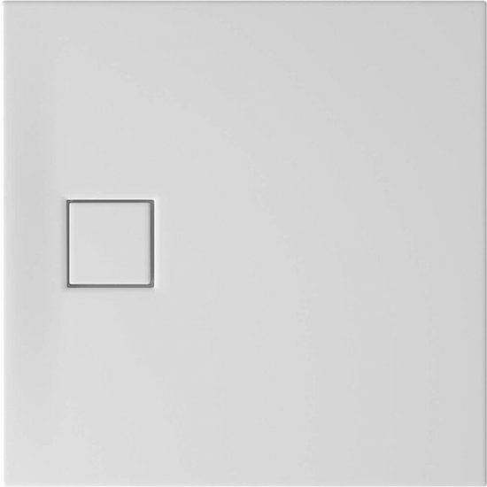 CERSANIT Brodzik kwadratowy SET B450 TAKO SLIM 80x4 biały mat + syfon (VIRT) S932-157