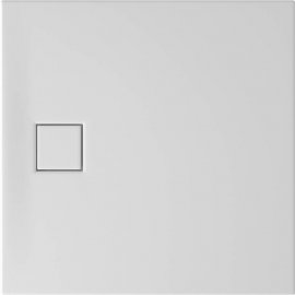 CERSANIT Brodzik kwadratowy SET B451 TAKO SLIM 90x4 biały mat + syfon (VIRT) S932-158