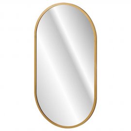 COMAD Lustro LED APOLLO 2 złote 90x50 cm