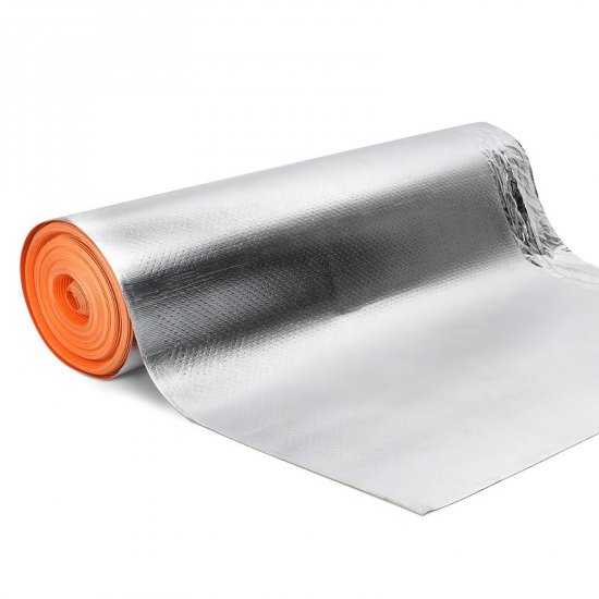 Podkład podłogowy pod panele winylowe IXPE/ALU 1 mm 15 m2/op