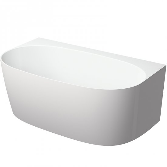 OMNIRES Wanna VALENCIA M+ przyścienna 148x86 biały połysk VALENCIA148WPBP