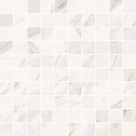 Mozaika gresowa MARBLE CHARM white glossy 29x29 gat. I