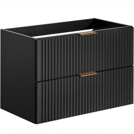 COMAD Szafka podumywalkowa ADEL BLACK 80 cm 82-80-B-2S