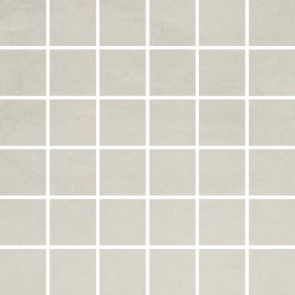 Gres szkliwiony mozaika CONCRETE FLOWER light grey mat 29,7x29,7 gat. I