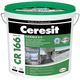 Elastyczna powłoka wodoszczelna CERESIT CR 166 2-składnikowa z technologią Fibre Force 16kg