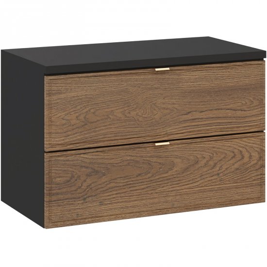 COMAD Szafka podumywalkowa TALIA CASELLA z blatem BLACK 80 cm
