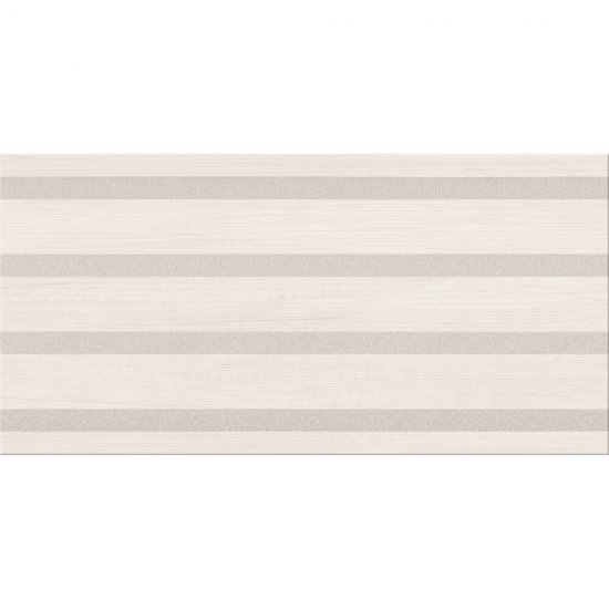 Płytka ścienna inserto KERSEN cream stripes glossy 29,7x60 gat. I