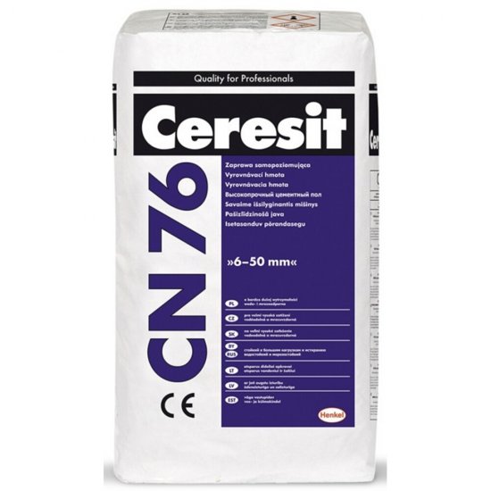 Zaprawa samopoziomująca CERESIT CN 76 25 kg