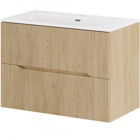 COMAD Szafka NORDIC CREMONA z umywalką meblową SKY 80 cm