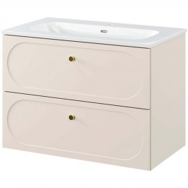 COMAD Szafka DONNA SAND z umywalką meblową FLY 80 cm