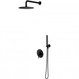 OMNIRES System prysznicowy Y podtynkowy czarny półmat SYSY18BL