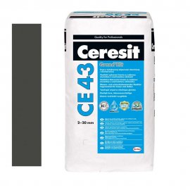 Fuga uniwersalna elastyczna CERESIT CE 43 do 20 mm: II grupa: graphite 16 25kg
