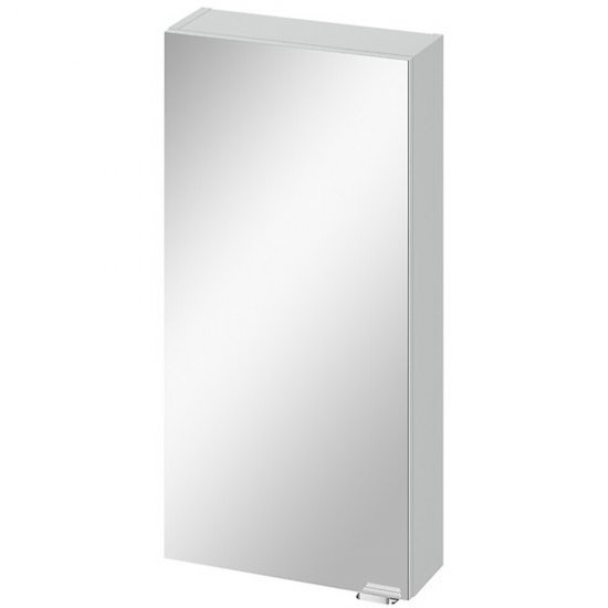 Szafka łazienkowa wisząca z lustrem LARGA 40 biała