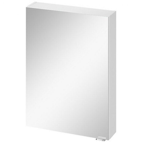 Szafka łazienkowa wisząca z lustrem LARGA 60 biała
