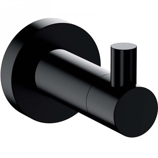 OMNIRES Wieszak na ręcznik MODERN PROJECT pojedynczy czarny mat MP60110BL