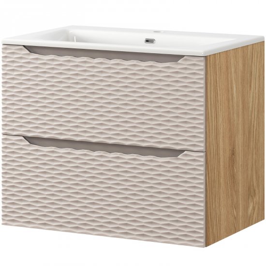 COMAD Szafka OCEAN BEIGE z umywalką meblową SKY 70 cm