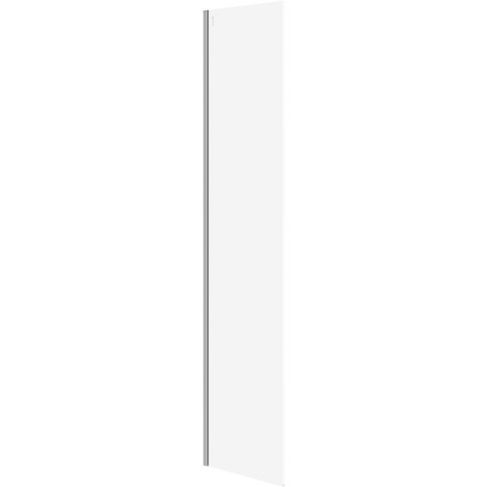 CERSANIT Ścianka kabiny prysznicowej WALK-IN MILLE chrom 50x200 szkło transparentne S161-014