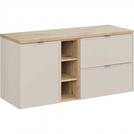 COMAD Zestaw mebli BELLA CASHMERE 2 szafki podum., szafka z koszem, blat 120 cm