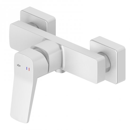 KFA Bateria prysznicowa MALAGA ścienna biała 4526-010-44