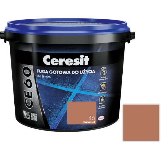 Fuga gotowa do użycia CERESIT CE 60 caramel 46 2 kg