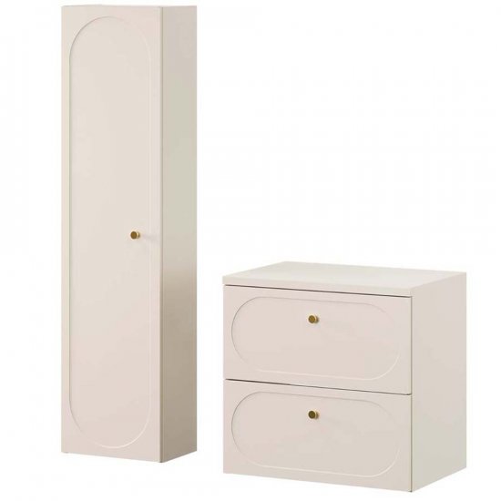 COMAD Zestaw mebli DONNA SAND szafka z blatem SAND 60 cm, słupek 35 cm