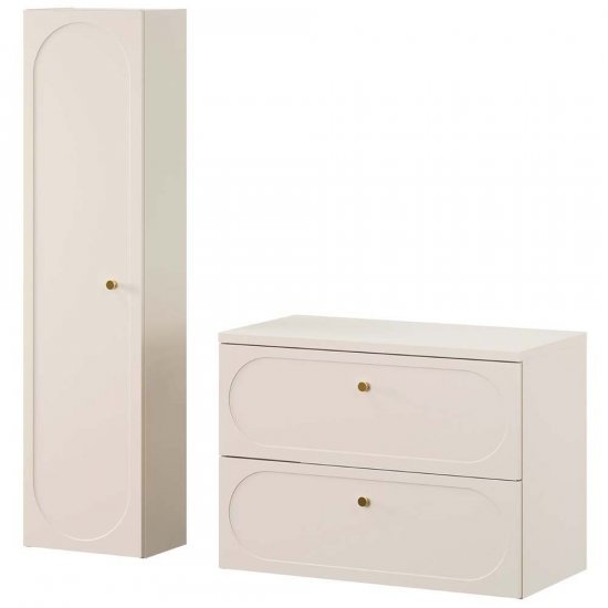 COMAD Zestaw mebli DONNA SAND szafka z blatem SAND 80 cm, słupek 35 cm