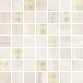 Płytka ścienna mozaika SIMPLE STONE beige glossy 24,86x25 gat. I