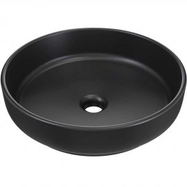 COMAD Umywalka nablatowa RIVER 1 BLACK MATT 40 cm UN 40 ( E-6595 )