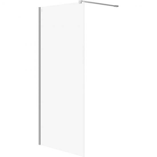 CERSANIT Kabina prysznicowa WALK-IN MILLE chrom 90x200 szkło transparentne S161-006