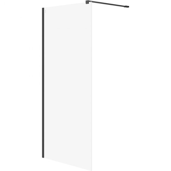 CERSANIT Kabina prysznicowa WAIL-IN MILLE czarna 90X200 szkło transparentne S161-008