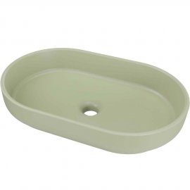 COMAD Umywalka nablatowa RIVER 2 OLIVE GREEN MATT 55x35 cm UN 55 ( E-6594 )