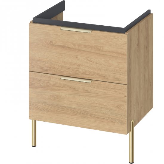 CERSANIT Szafka podumywalkowa BONICA 60 dąb hikora DSM S4041-016