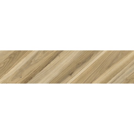 Gres szkliwiony CARRARA CHIC beige wood chevron B mat 22,1x89 #223 gat. II
