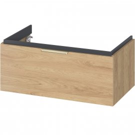 CERSANIT Szafka podumywalkowa BONICA 80 z jedną szufladą dąb hikora DSM S4041-022