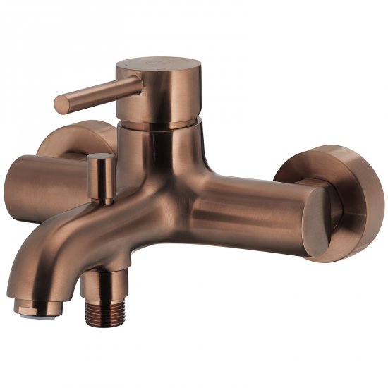 KFA Bateria wannowa MOZA ścienna różowa złota szczotkowana PVD 5034-010-34