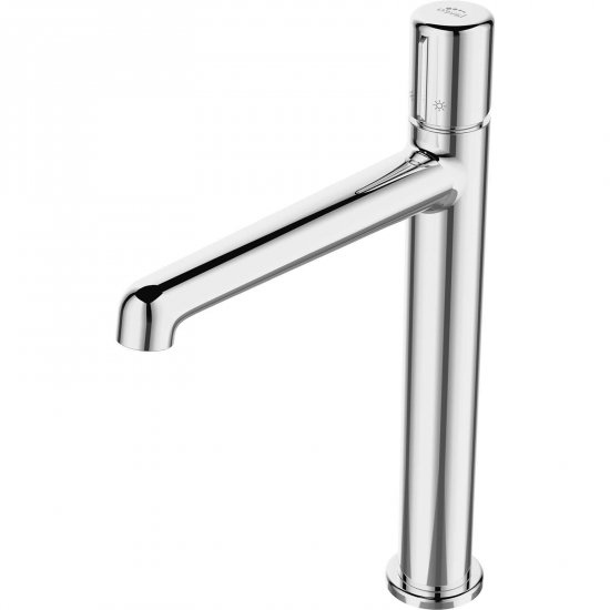 LAVEO Bateria umywalkowa stojąca PRETTO z korkiem klik-klak chrom BAO_02ND