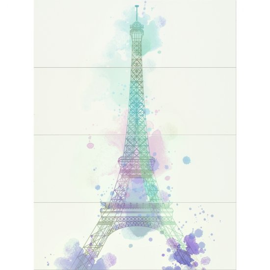 Płytka ścienna kompozycja PARISEN multicolour glossy 75x100 gat. I