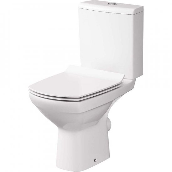 CERSANIT Kompakt WC 637 CARINA 3/5l deska SLIM duroplastowa wolnoopadająca K31-076