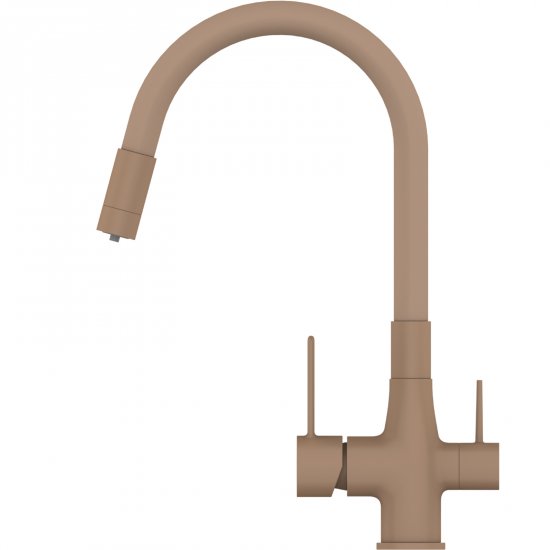 INVENA Bateria kuchenna GLAMOUR z filtrem beżowa BZ-02-F03-V