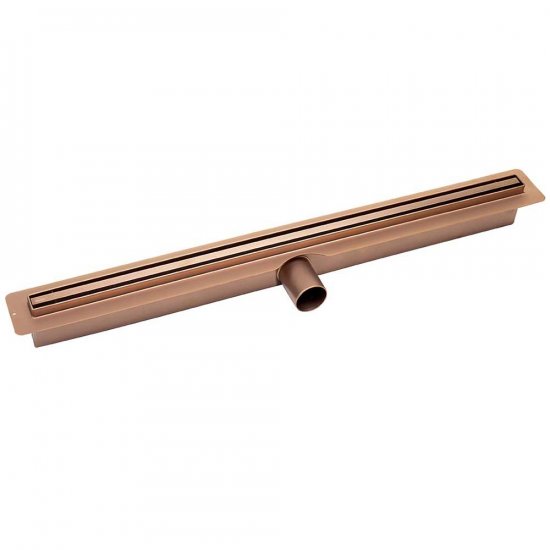 LAVEO Odpływ liniowy SLIM 60 cm różowe złoto COS_860D