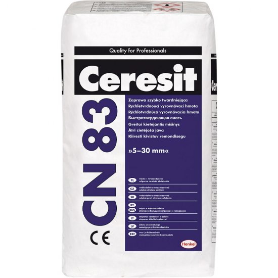 Zaprawa szybko twardniejąca CERESIT CN83 25kg