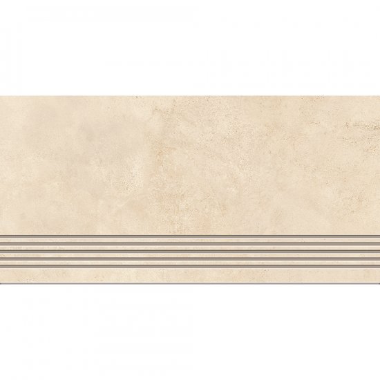 Gres szkliwiony stopnica WINTER SHADOW beige mat 29,8x59,8 gat. I