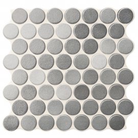 Gres szkliwiony hiszpański Realonda CIRCLE GLOSSY grey do fugowania 30,9x30,9 gat. I