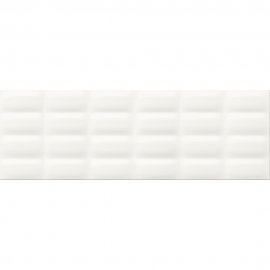 Płytka ścienna WHITE MAGIC structure glossy pillow 25x75 gat. II
