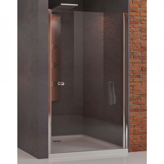 NEW TRENDY Drzwi prysznicowe SOLEO 70X190 6 mm szkło czyste D-0078A