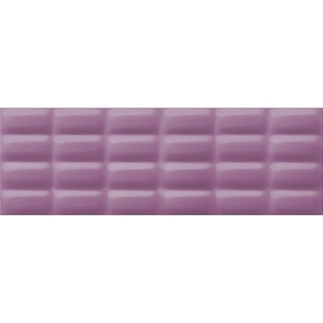 Płytka ścienna VIVID COLOURS violet pillow structure glossy 25x75 gat. II