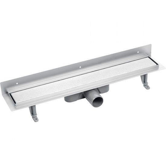 LAVEO Odpływ liniowy przyścienny BASSO 90 cm inox COB_291D